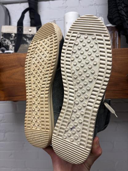 Maison Margiela Leather ‘Boxing’ Lace Up High Top Sneakers