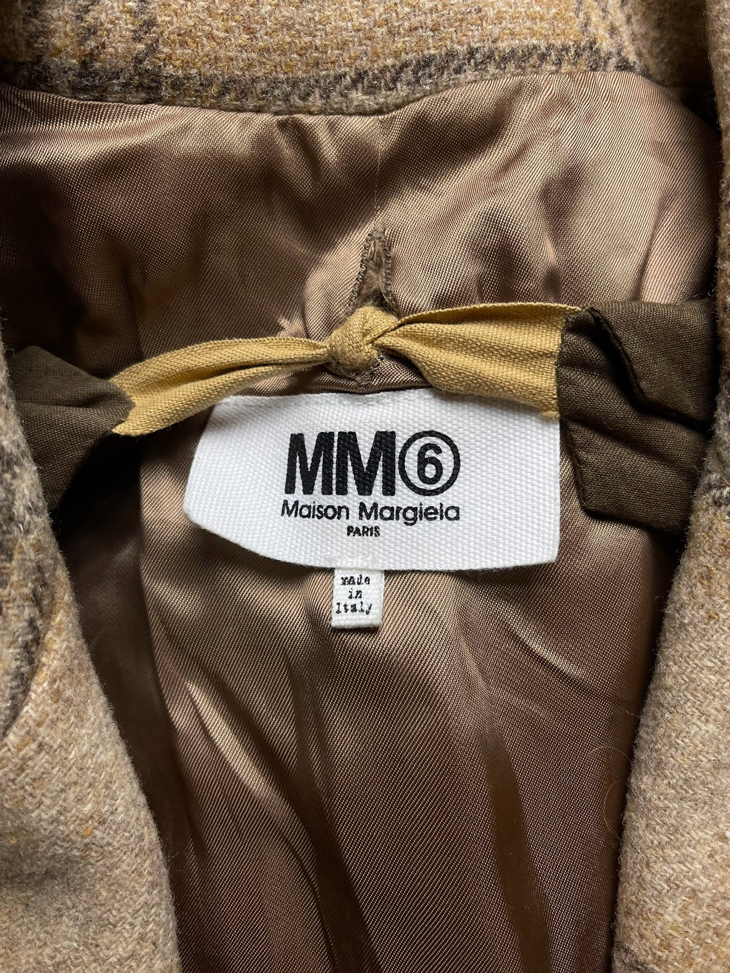 Spring Summer 2018 Maison Margiela Double Breasted Wool Trench Coat