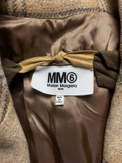 Spring Summer 2018 Maison Margiela Double Breasted Wool Trench Coat