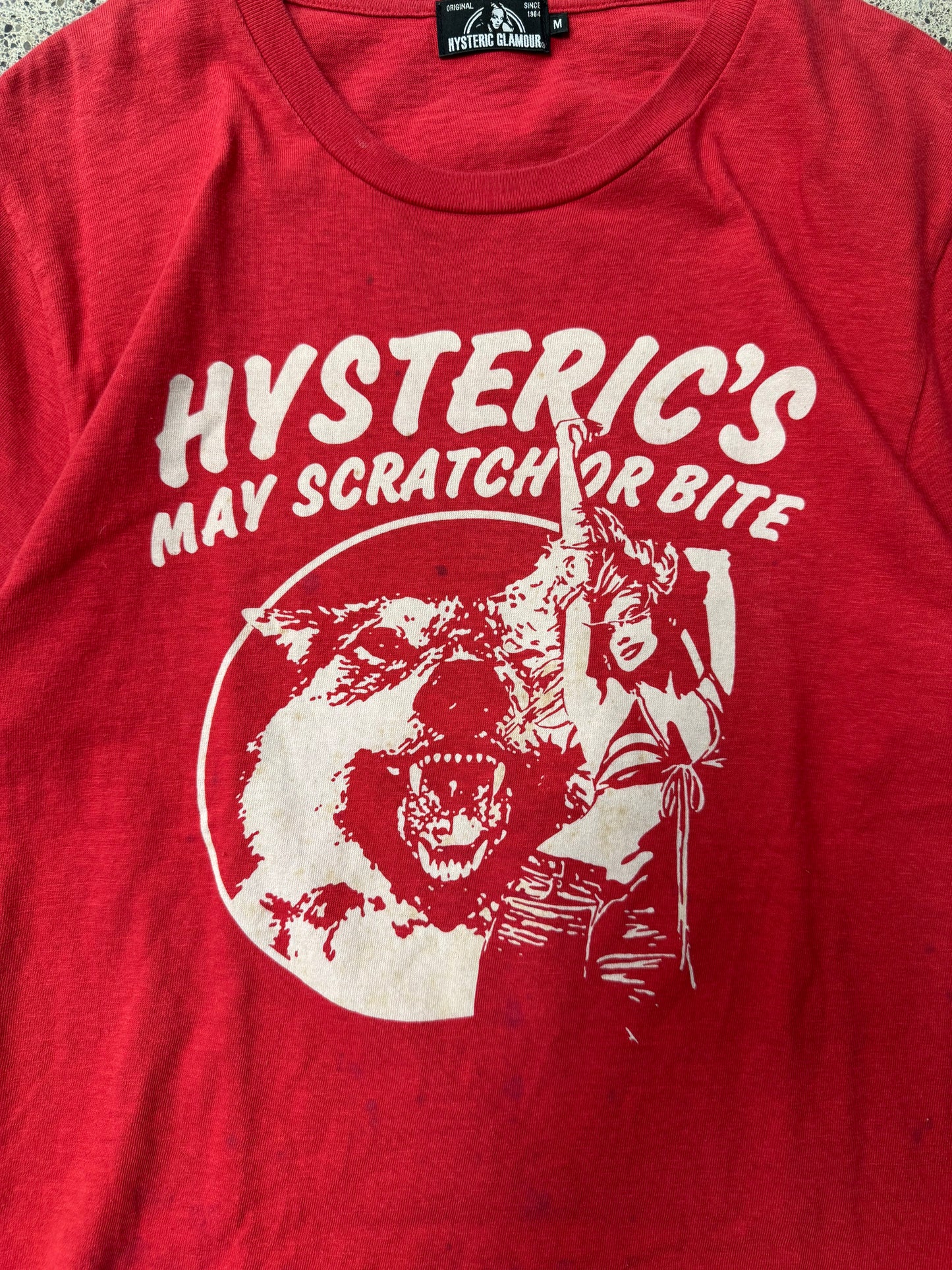 Hysteric Glamour ‘Scratch or Bite’ Graphic T-Shirt