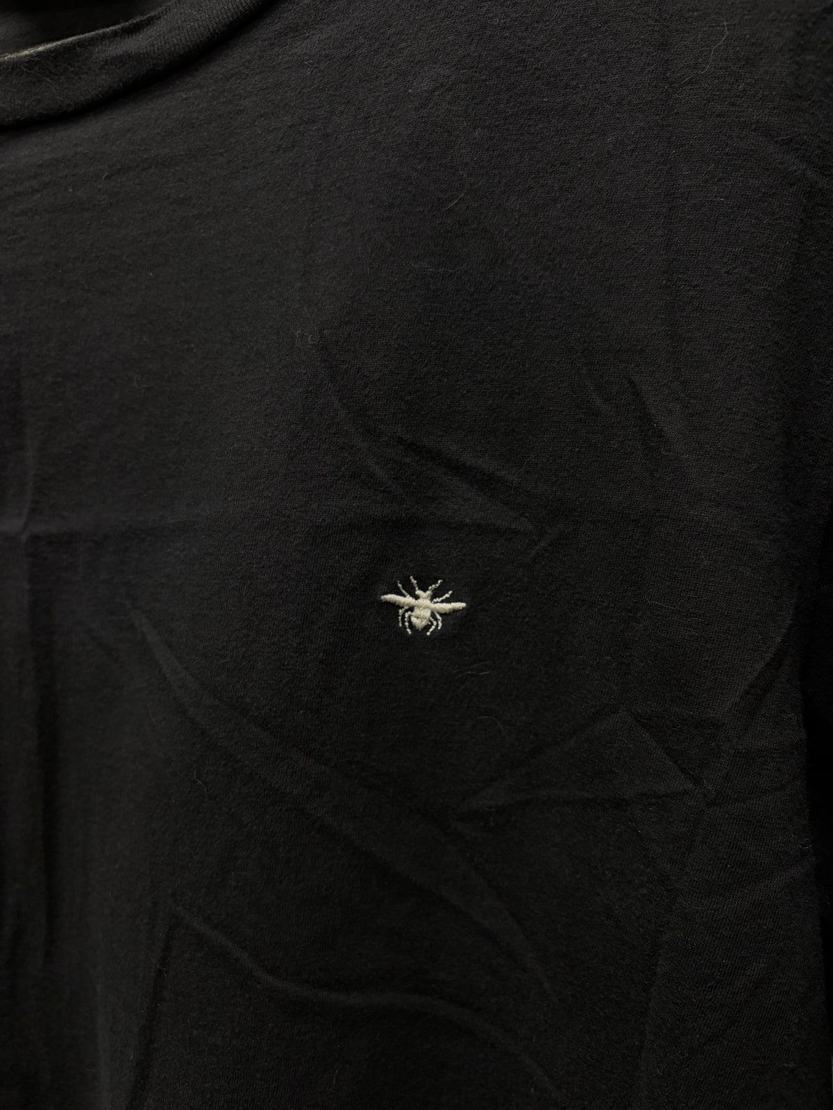Dior Homme Bee Embroidered Logo Long Sleeve Shirt