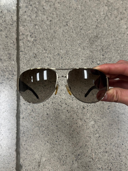 Burberry Tortoiseshell Aviator Sunglasses