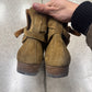 Saint Laurent ‘Jodhpur’ Brown Suede Buckle Boots