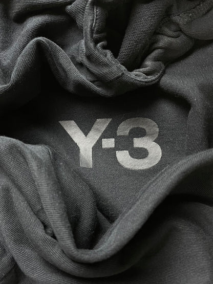 Y-3 Black High Neck Chest Logo Sweater