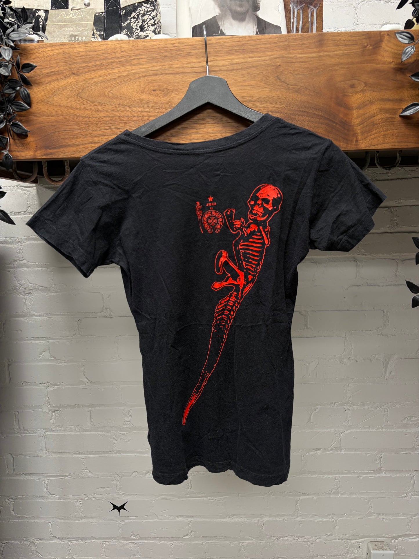 Chrome Hearts ‘Jarvis Skull’ Light Sabres Black Graphic T-Shirt