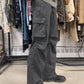 PPFM Straight Leg Pinstripe Cargo Trousers