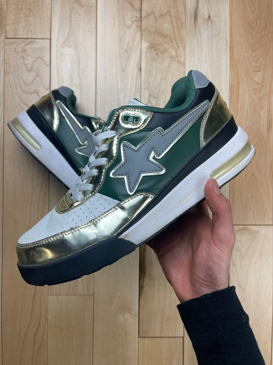 Bape Roadsta Low Top Forest Green Sneakers