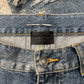 AW2013 Saint Laurent by Hedi Slimane ‘Crash’ Distressed Blue Denim