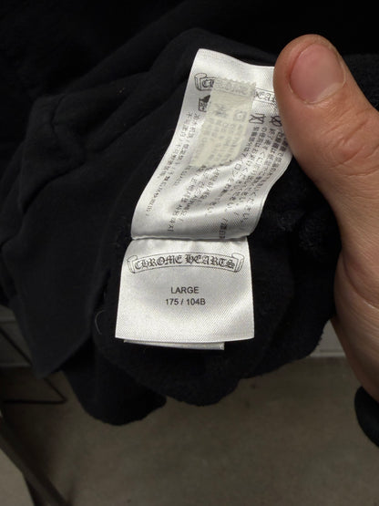 Chrome Hearts ‘Script Logo’ Fuck You Hood Black Drawstring Hoodie