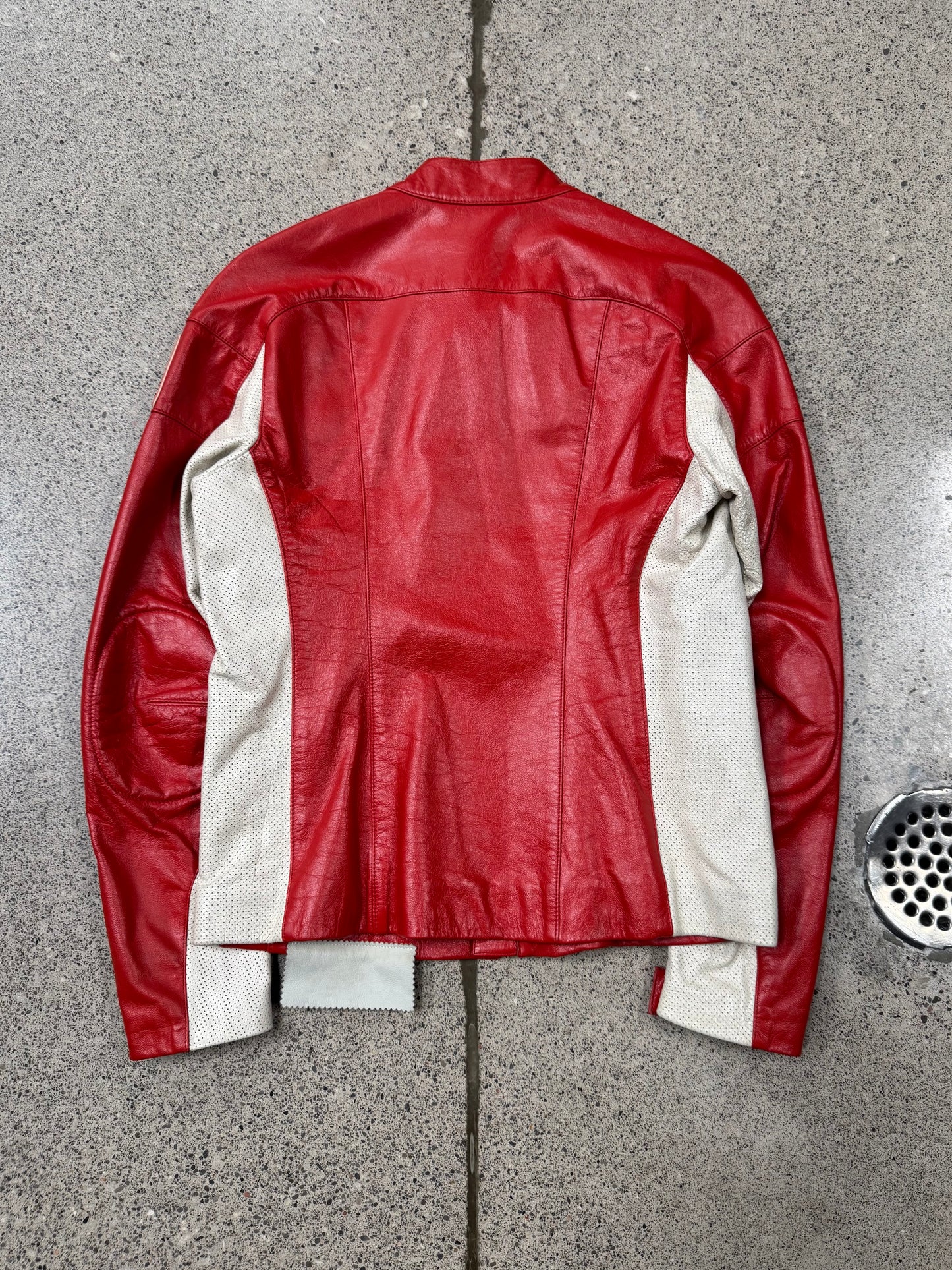 SS2005 Yohji Yamamoto x Dainese Motorcycle Leather Black Racing Jacket