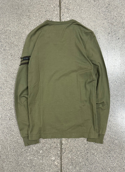 2000s Dolce & Gabbana Military Green Patch Long Sleeve