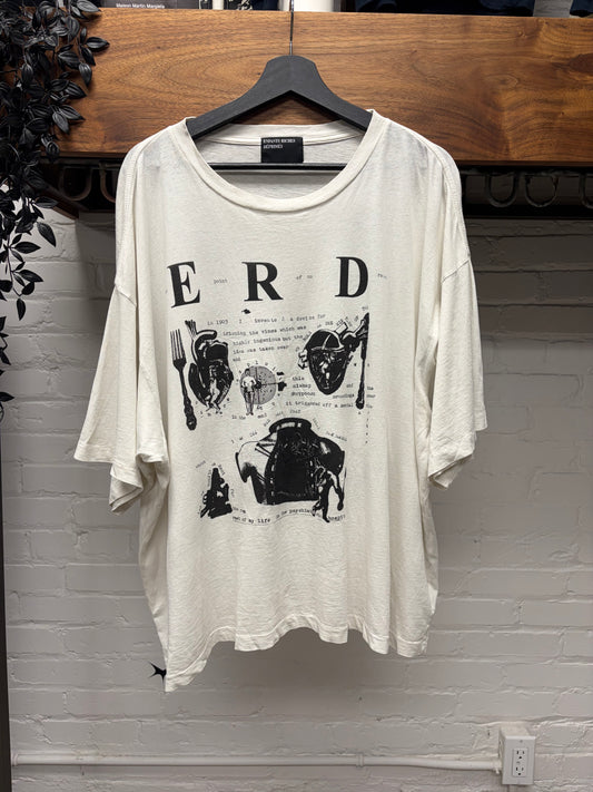 Enfants Riches Deprimes ‘My Role in the War’ White Graphic T-Shirt