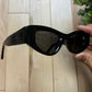 Balenciaga ‘Inside Out’ Cat Eye Black Tinted Sunglasses