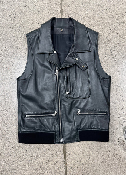 AW2007 Undercover 2 Piece Hybrid Leather Jacket