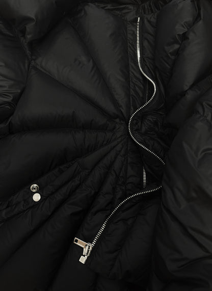 Autumn Winter 2020 Rick Owens x Moncler ‘Tonopah’ Down Filled Scarf Wrap Puffer Jacket
