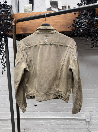 Kapital ‘Boro Repaired’ Distressed Tribal Denim Trucker Jacket