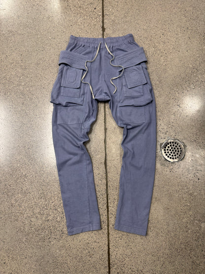 Rick Owens DRKSHDW ‘Bruise’ Purple ‘Creatch’ Cargo Pants