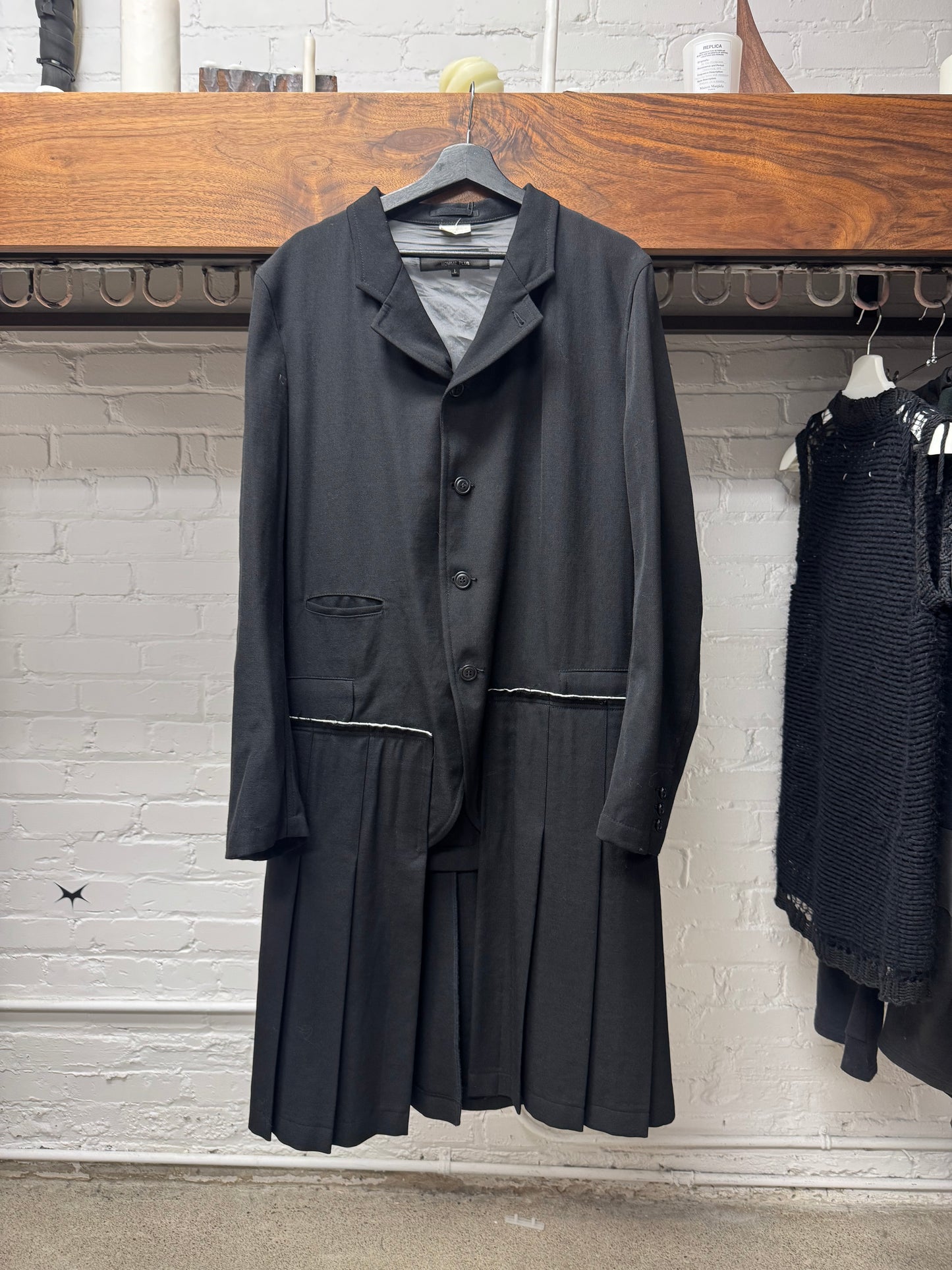 AW2013 Comme Des Garçons Homme Plus Pleated Skirt Coat