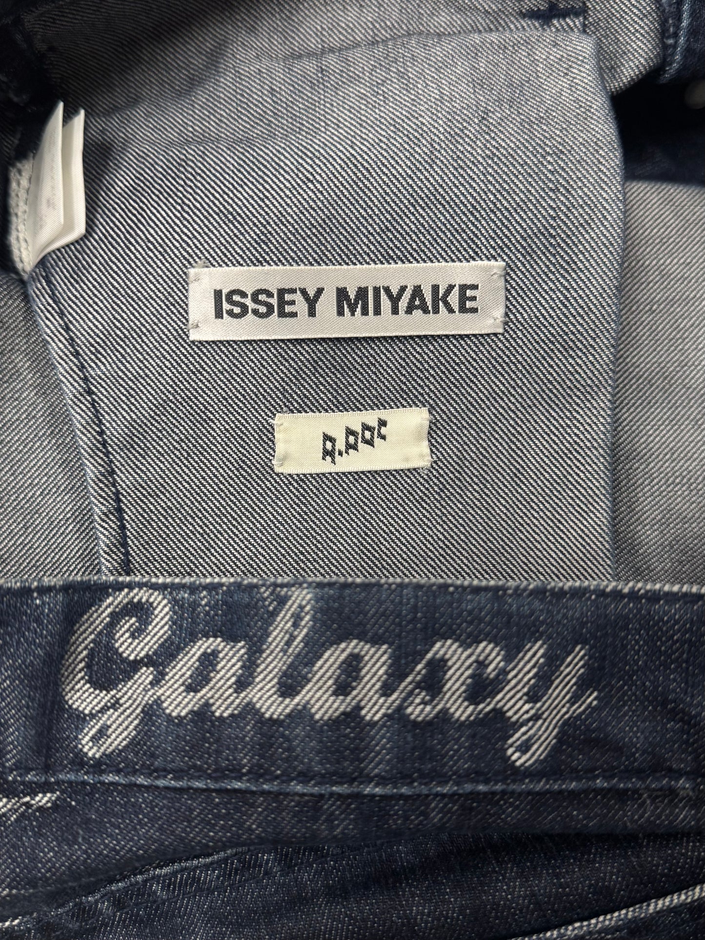 Issey Miyake ‘A.P.O.C.’ Digital Distressed Flared Jeans