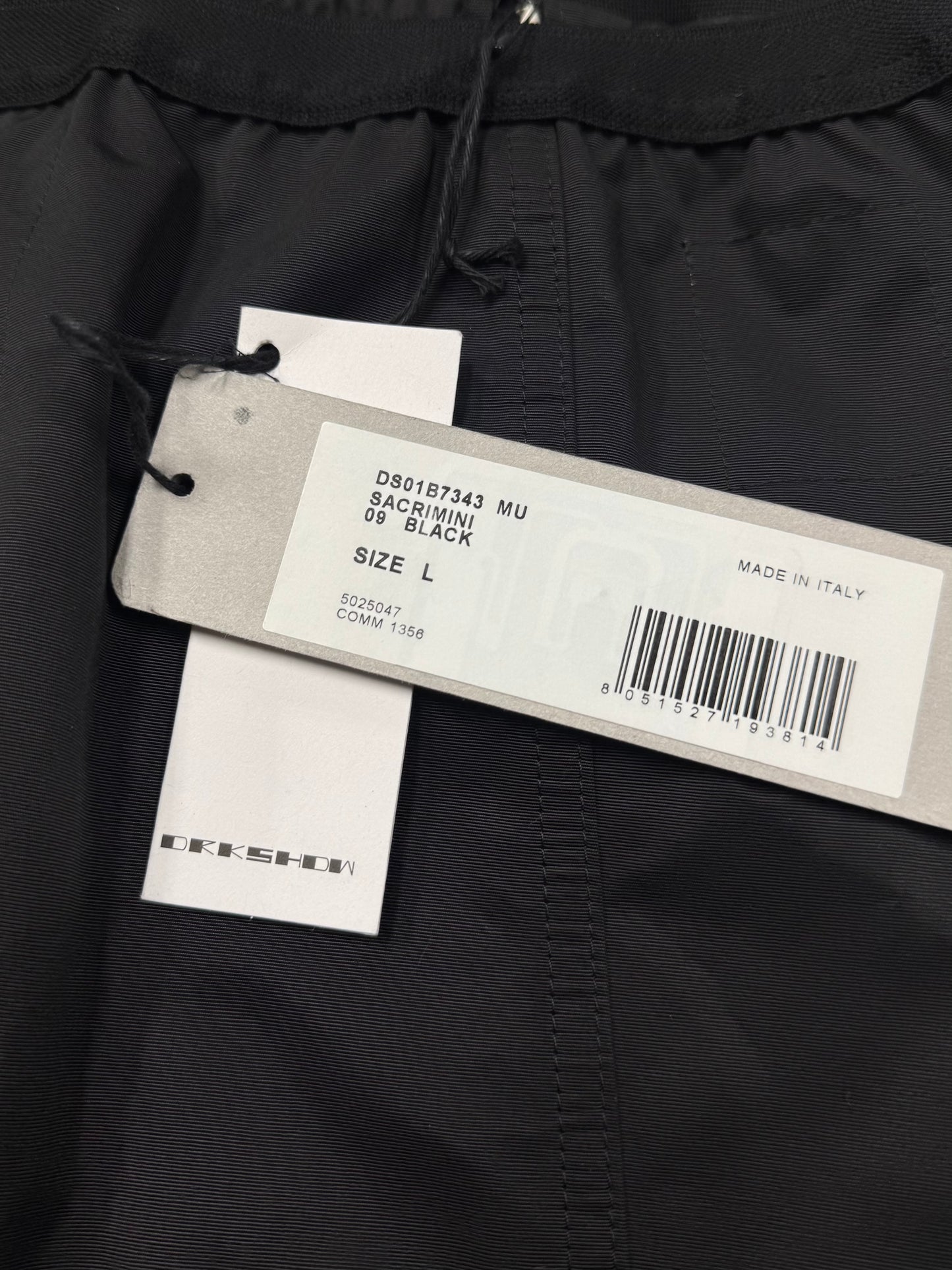 Rick Owens ‘Sacrmini’ Cutout Black Mini Skirt