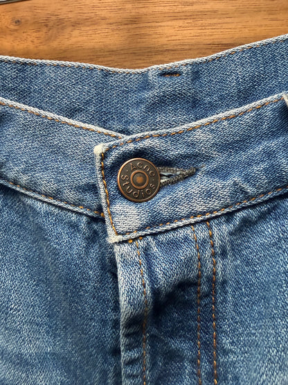 Acne Studios ‘2021M’ Flared Leg Washed Blue Denim