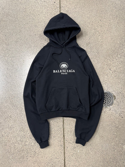 AW2019 Balenciaga ‘BB Crest’ Logo Pullover Hoodie