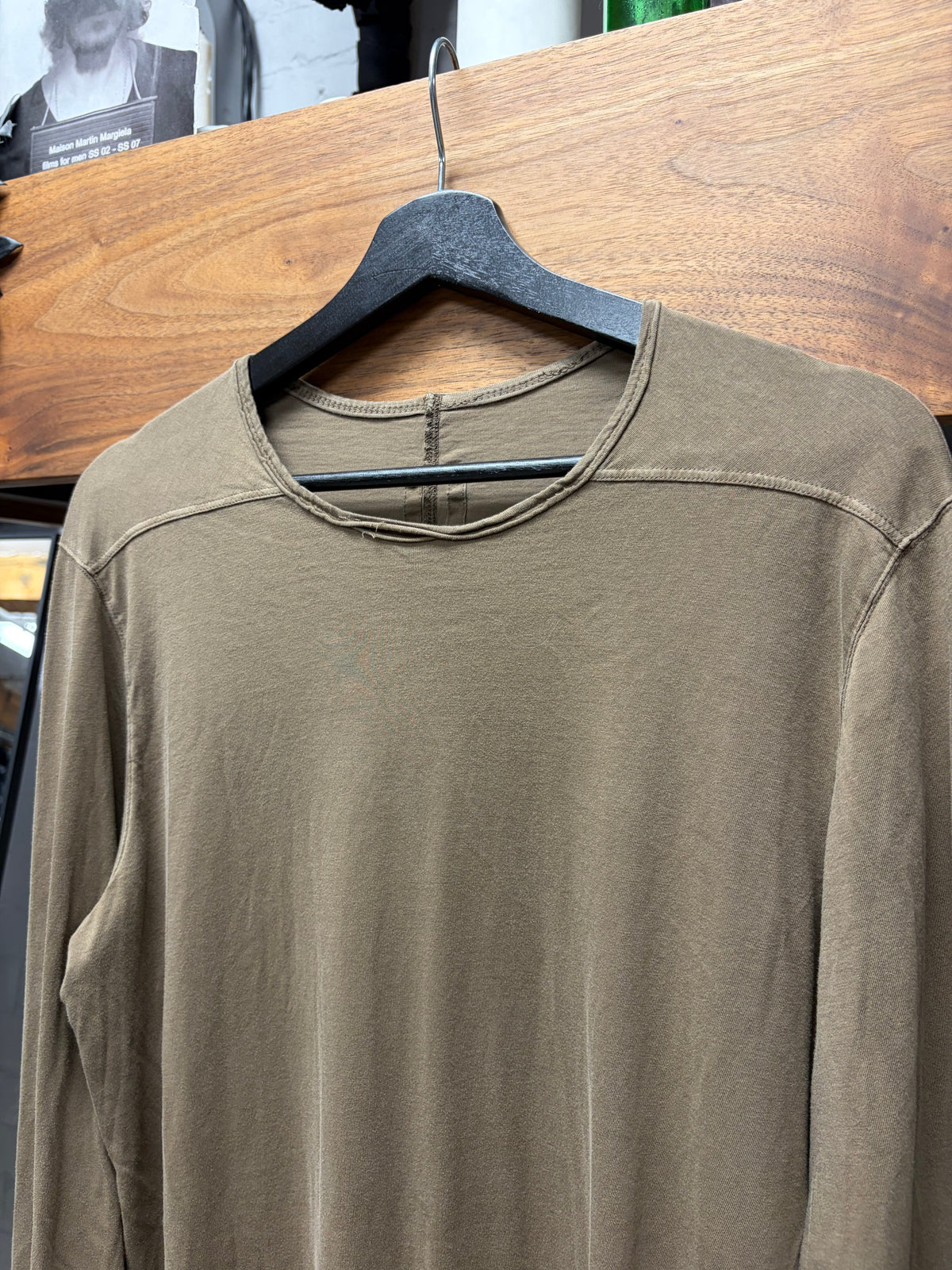 Rick Owens DRKSHDW Caramel Cotton Long Sleeve Shirt