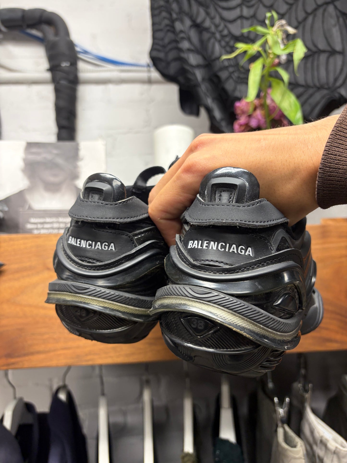 Balenciaga ‘Tyrex’ Black Low Top Sneakers
