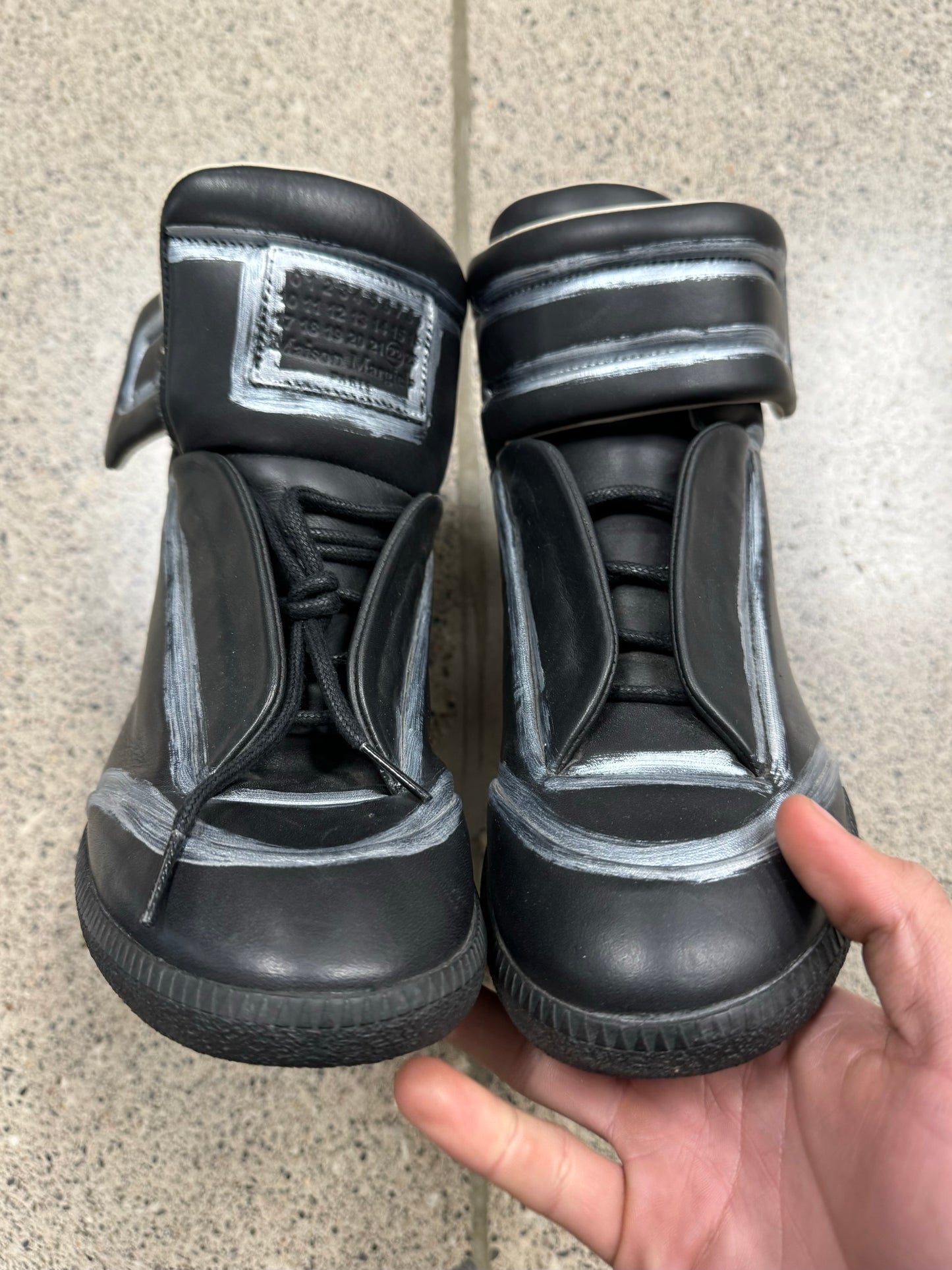 Maison Margiela ‘Future’ Black/Grey High Top Sneakers