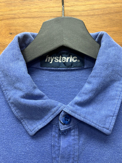 Vintage Hysteric Glamour ‘Jukebox From Hell’ Blue Skull Graphic Polo