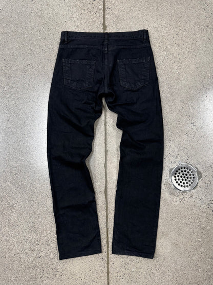 Rick Owens Olmar & Mirta Era ‘Detroit Cut’ Black Denim