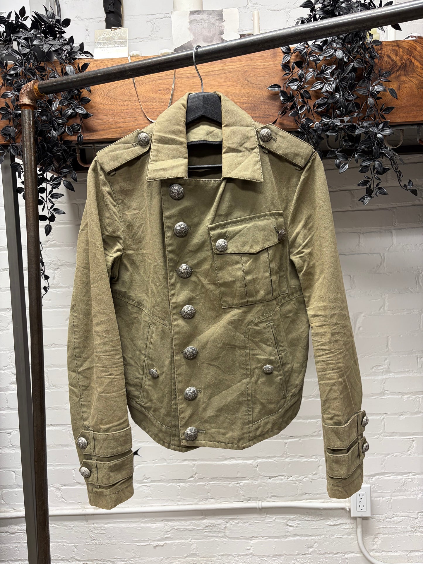 AW2003 Balenciaga by Nicholas Ghesquiere Military Inspired Jacket