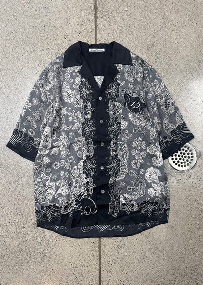 Acne Studios ‘Sowen’ Camp Collar Viscose Shirt