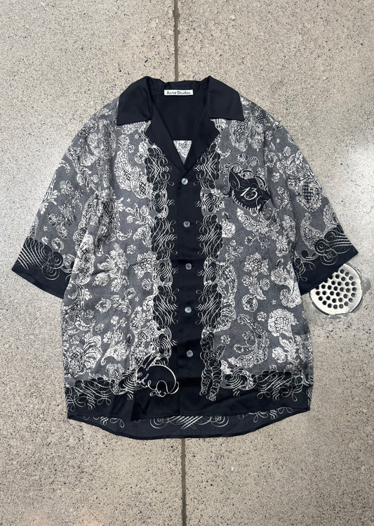 Acne Studios ‘Sowen’ Camp Collar Viscose Shirt