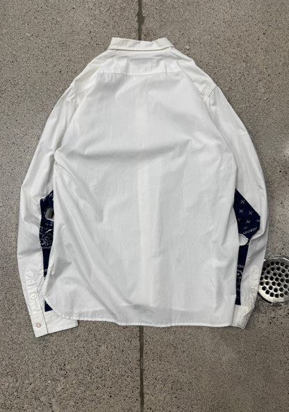 2000s Fuct ‘Paisley’ Trim Button Down Shirt