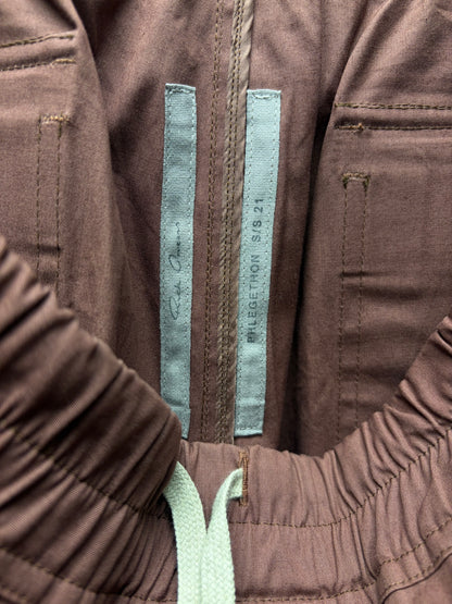 SS2021 Rick Owens ‘Phlegethon’ Throat ‘Bela’ Wide Leg Drawstring Pants
