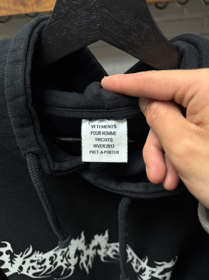 AW2017 Vetements ‘Total Fucking Darkness’ Hoodie