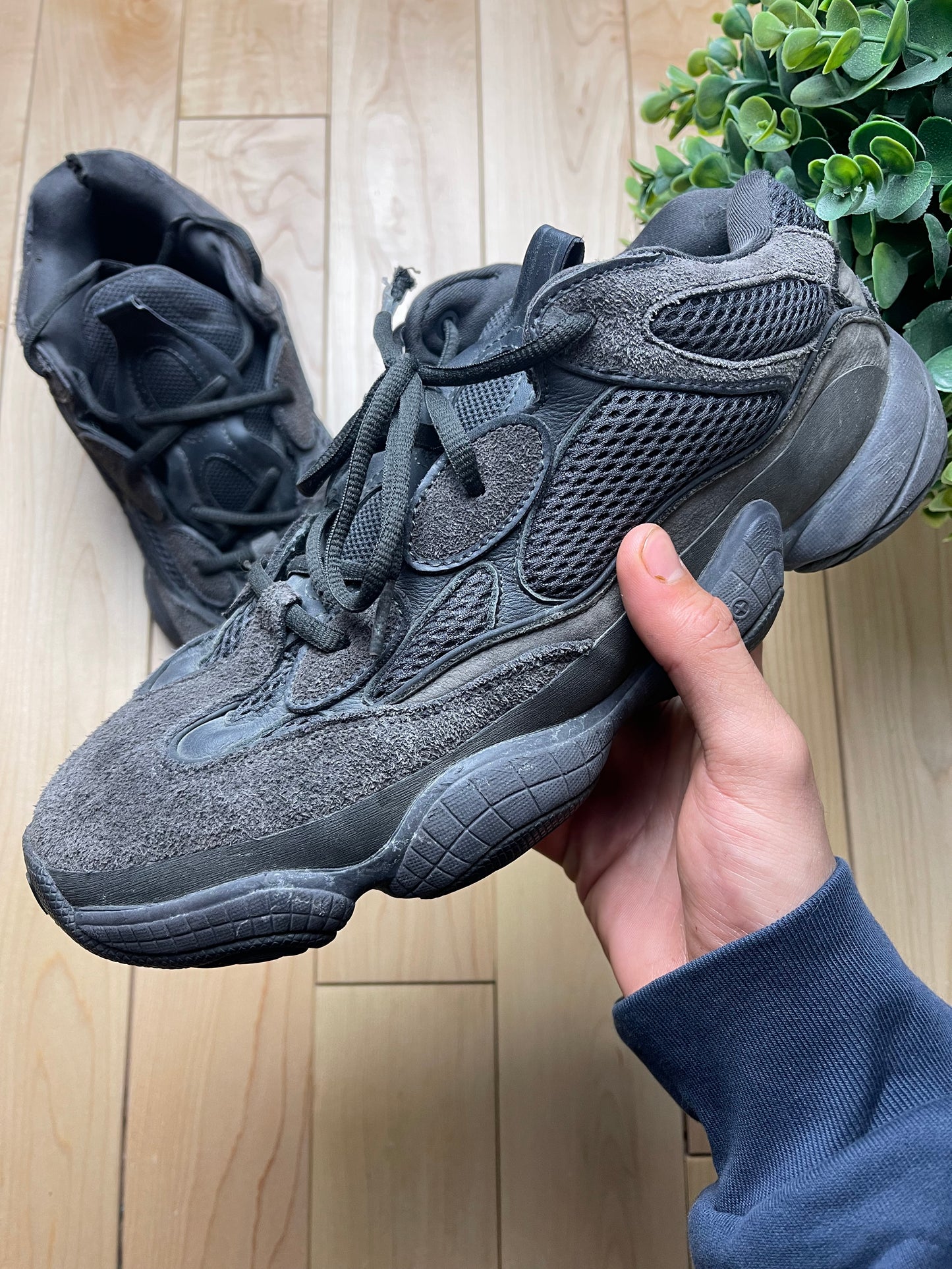 Yeezy 500 Series ‘Utility Black’ Low Top Sneakers