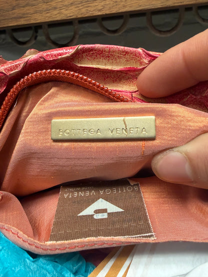 Bottega Veneta Python Leather Top Flap Shoulder Bag