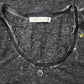 SS2011 Balmain ‘Safety Pin’ Thrash Distressed Tank Top