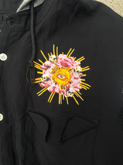 Undercover Cutoff Sleeveless Hooded Vest