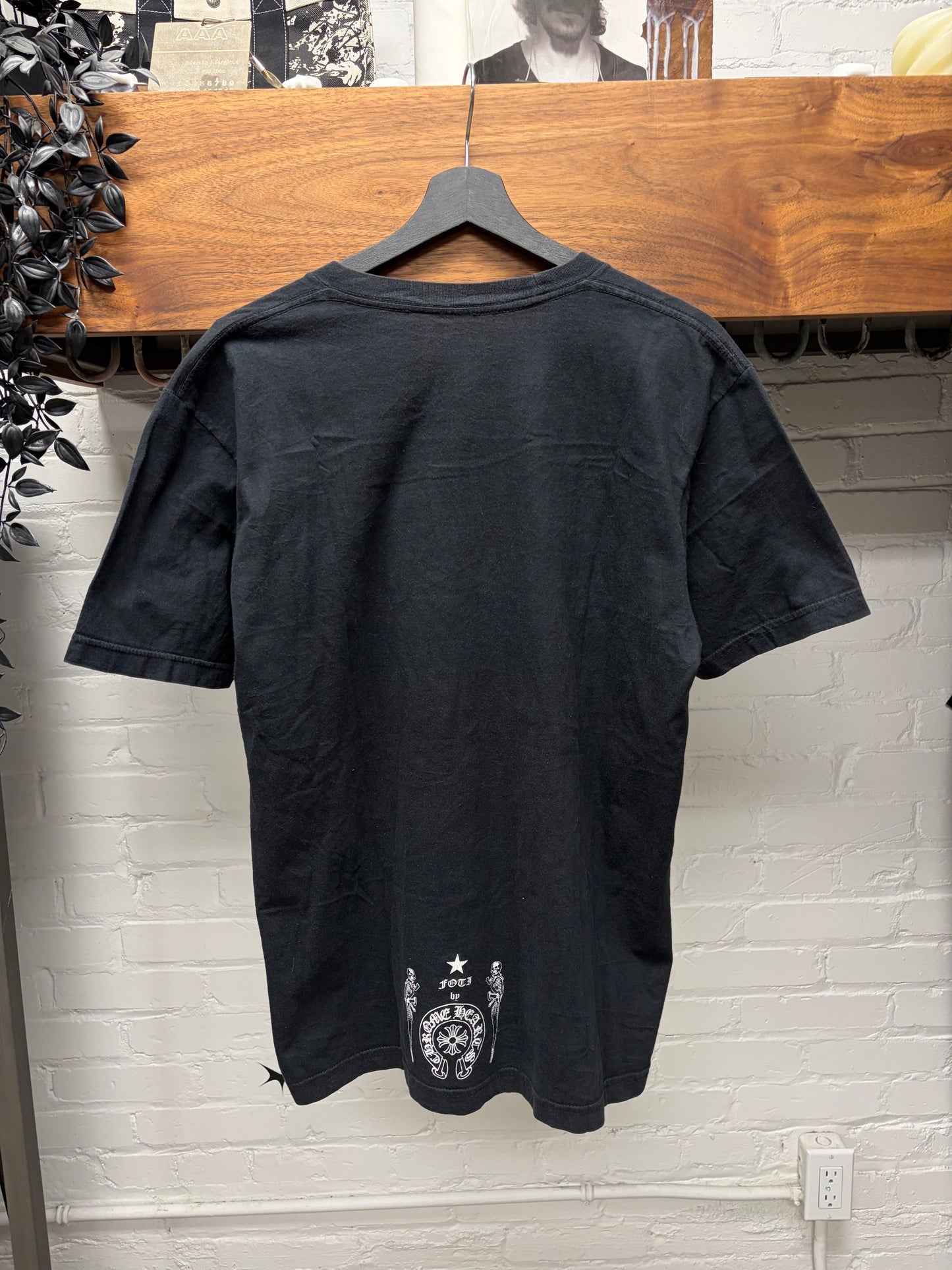 Chrome Hearts ‘Jarvis Crest’ Black Graphic T-Shirt