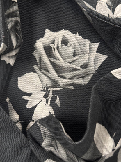 SS2018 Dior Homme ‘Rose Print’ Unaltered Black Skinny Denim