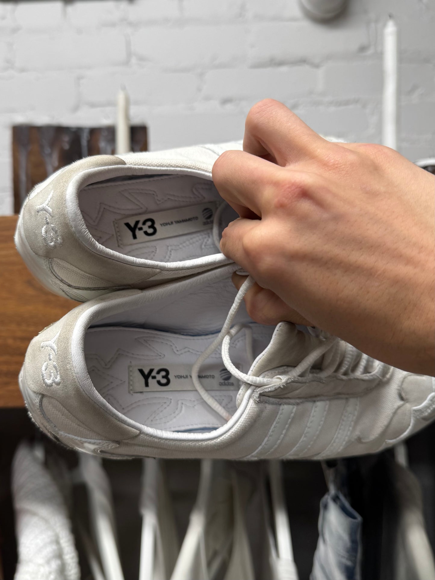SS2002 Yohji Yamamoto x Adidas Y-3 ‘Prajna’ Low Top Sneakers
