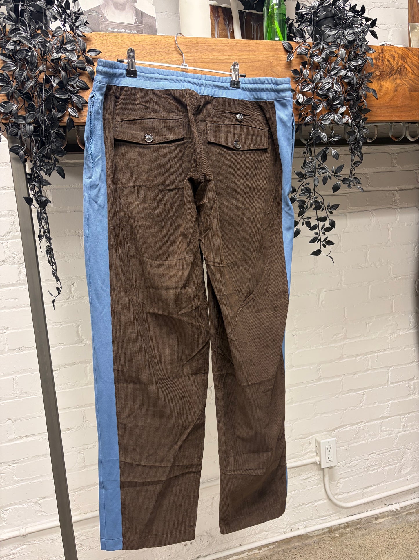 Dolce & Gabbana Corduroy/Track Pants Hybrid Wide Leg Bottoms