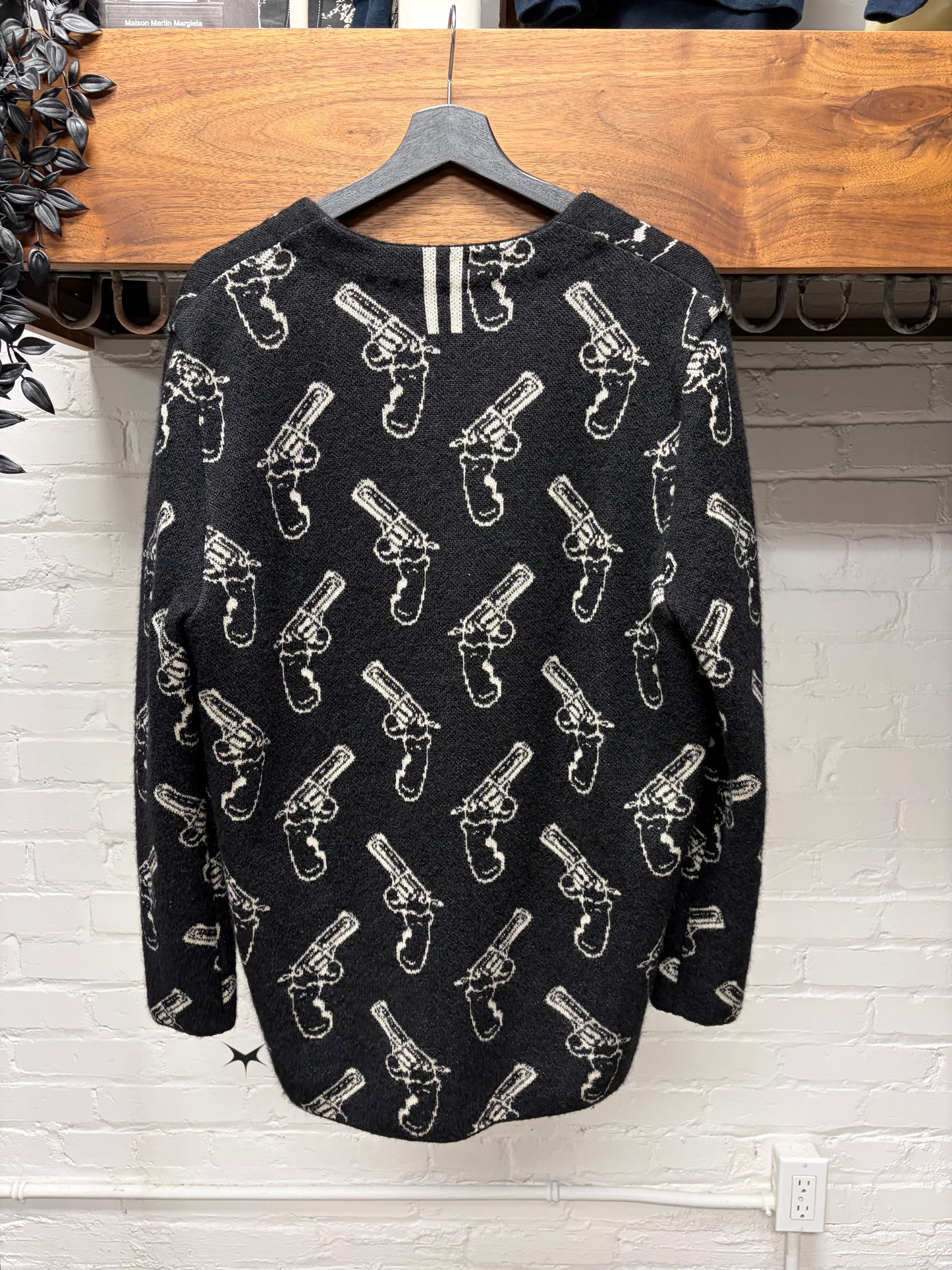 AW2014 Saint Laurent by Hedi Slimane ‘Pistol Print’ Cardigan