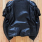 Kadoya ‘Battlesuit’ Armored Black Leather Biker Jacket