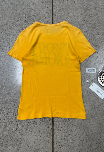 AW2006 Maison Martin Margiela ‘I Don’t Smoke’ Reversible T-Shirt