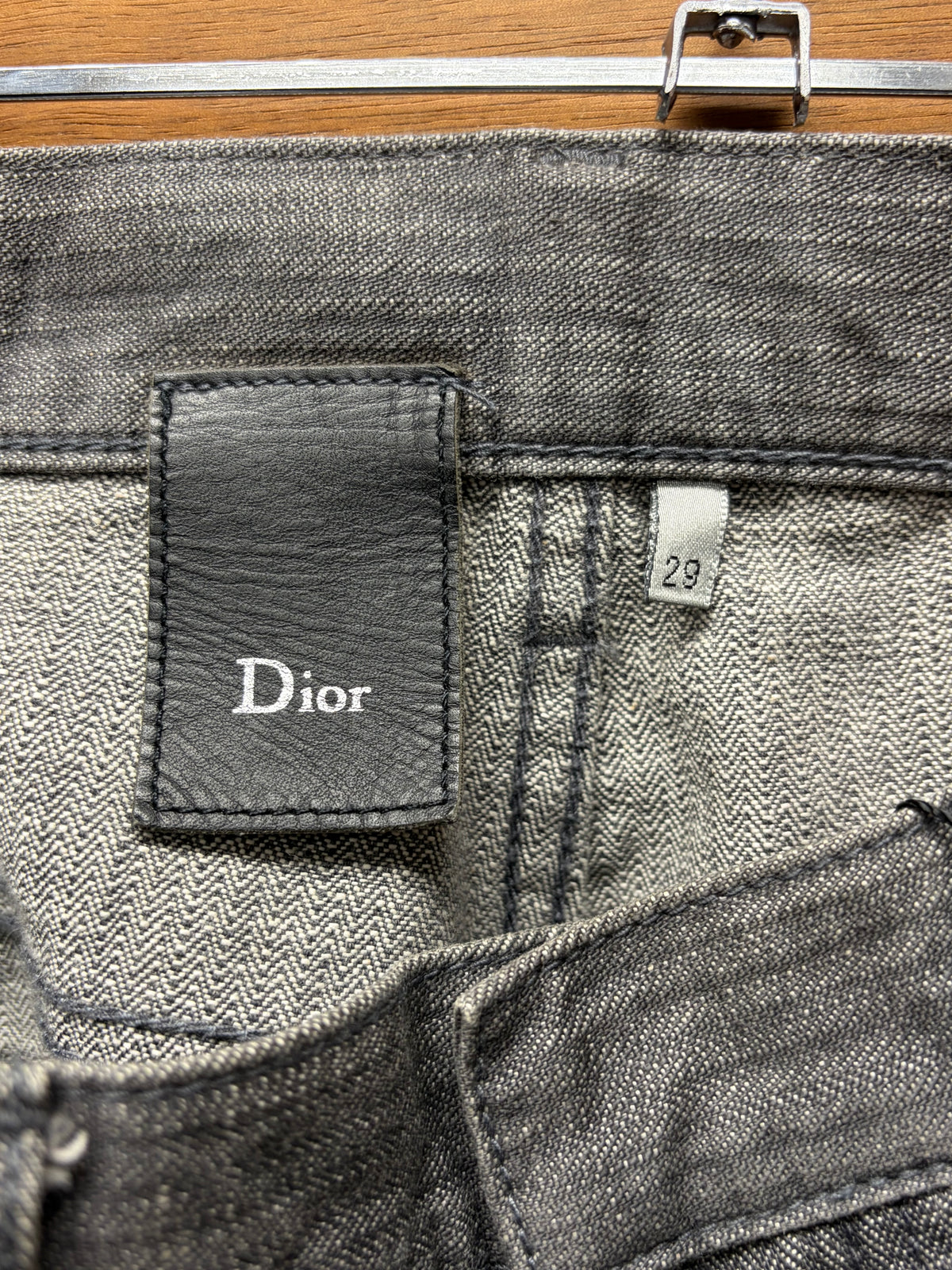 Dior Homme Dark Grey Skinny Jeans