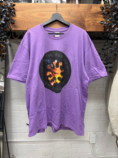 AW2022 Supreme Duck Down ‘Dah Shinin’ Purple Graphic T-Shirt